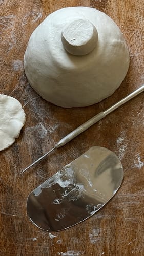 First-try pottery creation — shared by Haifa A.