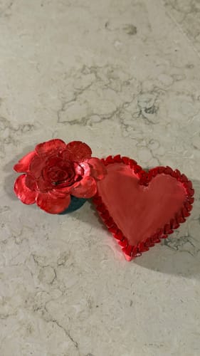 Hand-painted clay piece — shared by Asma Ali A.